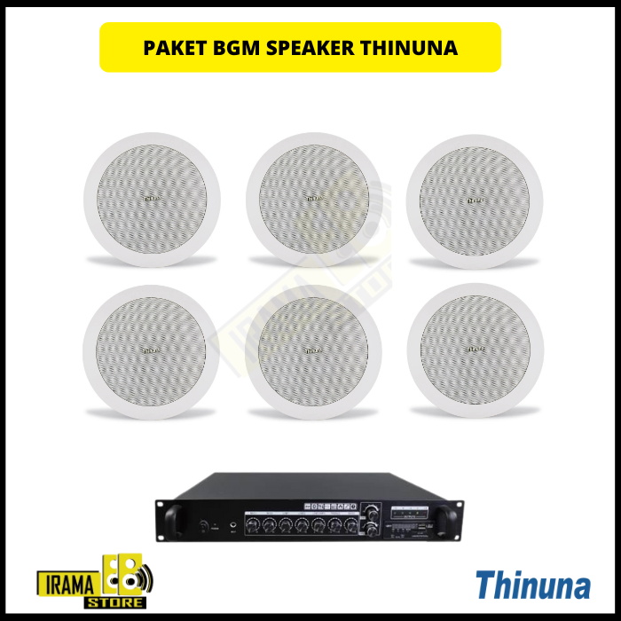 Paket Background Music Speaker Thinuna - 6 Speaker